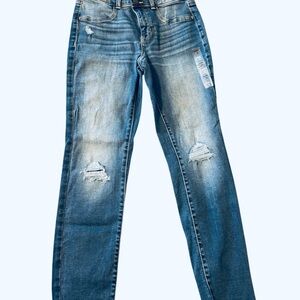 SO Girl’s Blue Distressed Jeggings